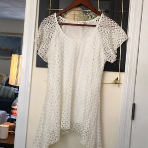 Dress Barn Tops - Elegant ivory lace top! Dress Barn Tops - Elegant ivory lace top!